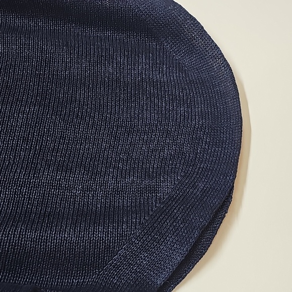 Vince Navy Blue Ballet Neck Kimono Crop Sweater, NEW, Size Medium - Picture 3 of 8